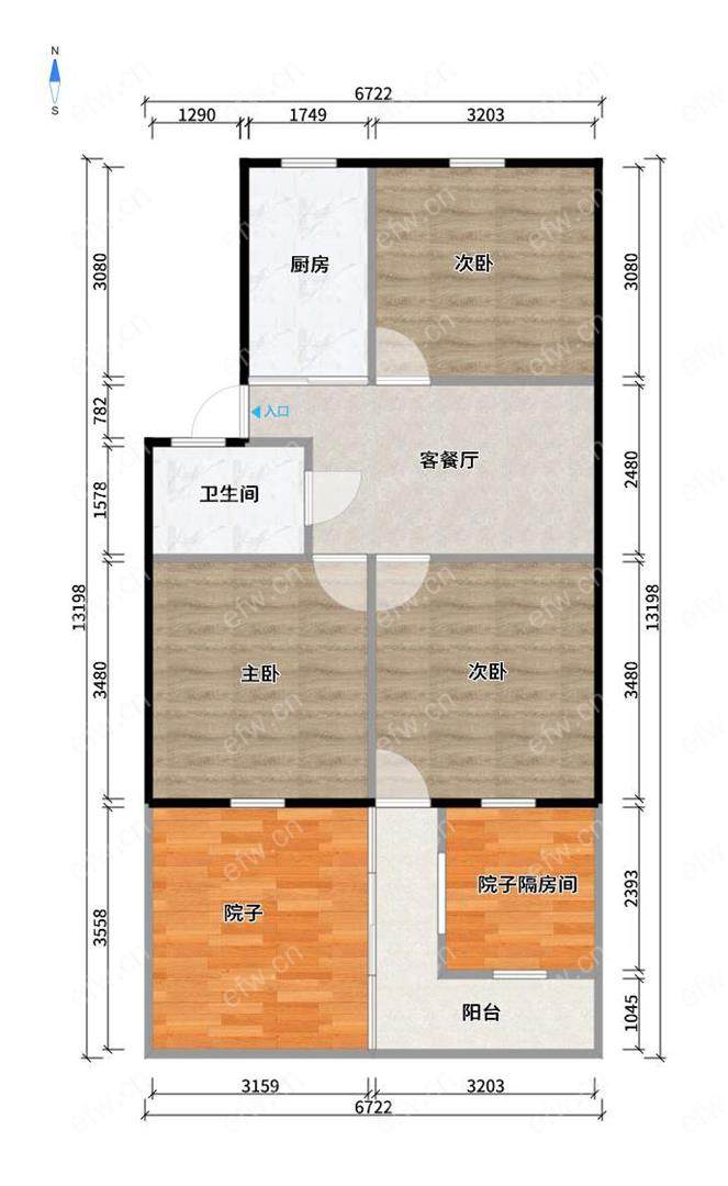 欣欣山庄一楼带院子全新装修，拎包入住，随