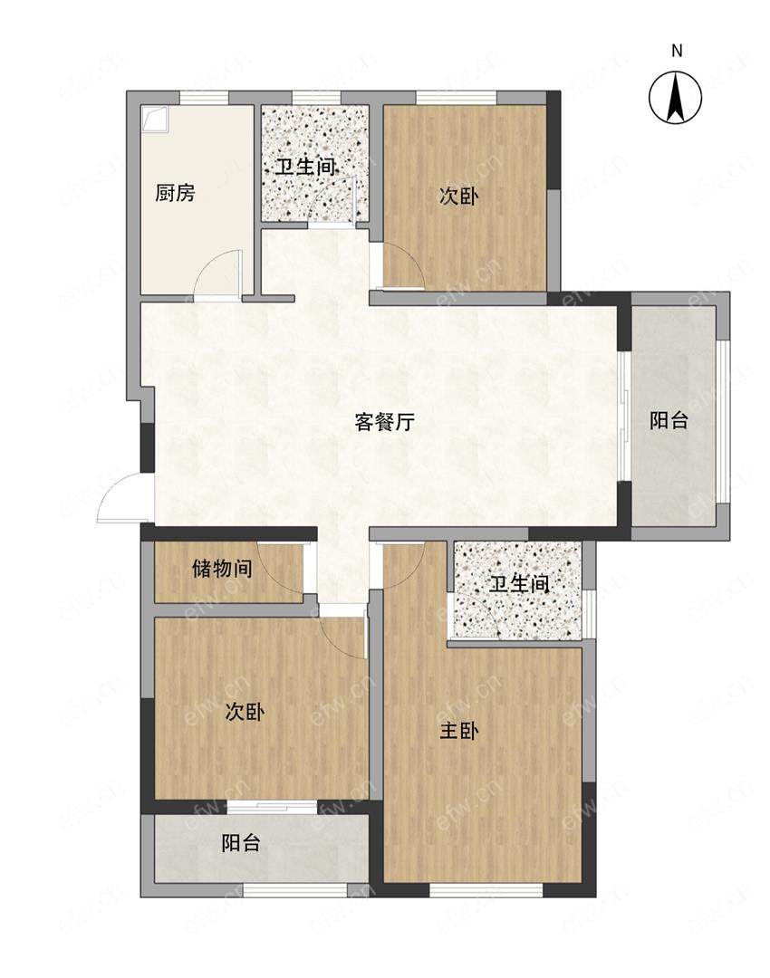 梧桐水岸 3房 全明户型 另送家电