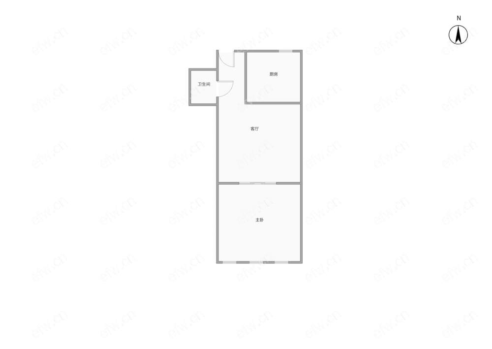 五里新村 1室1厅 五爱小学