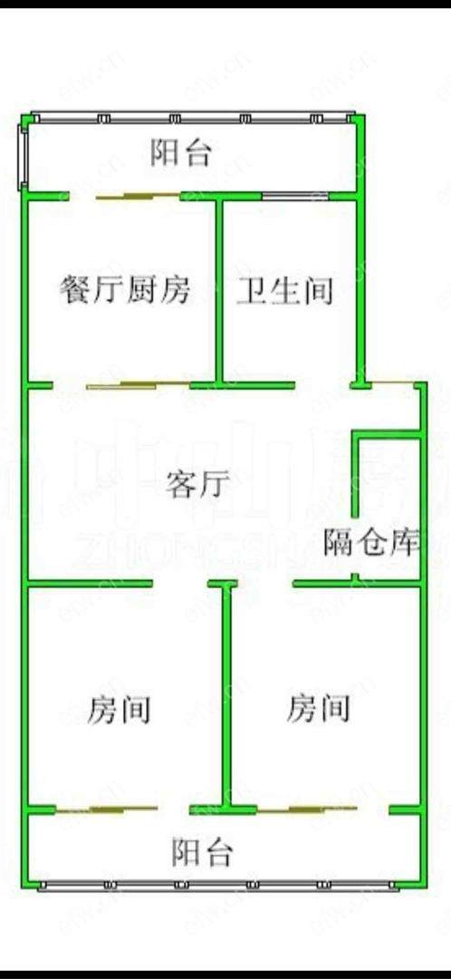 嘉泰公寓(绿塔路） 2室2厅