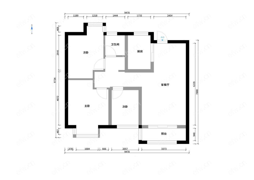 长泰际社区 3室2厅