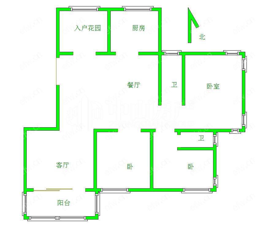 精装三室两厅两卫