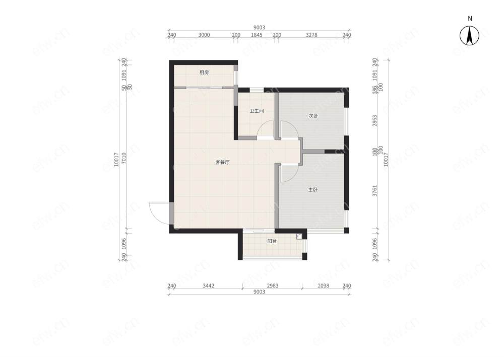 瑞星家园(东区1-33) 2室1厅精致装修不含土出
