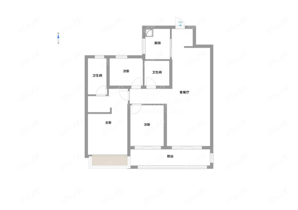 全新未入住带车位