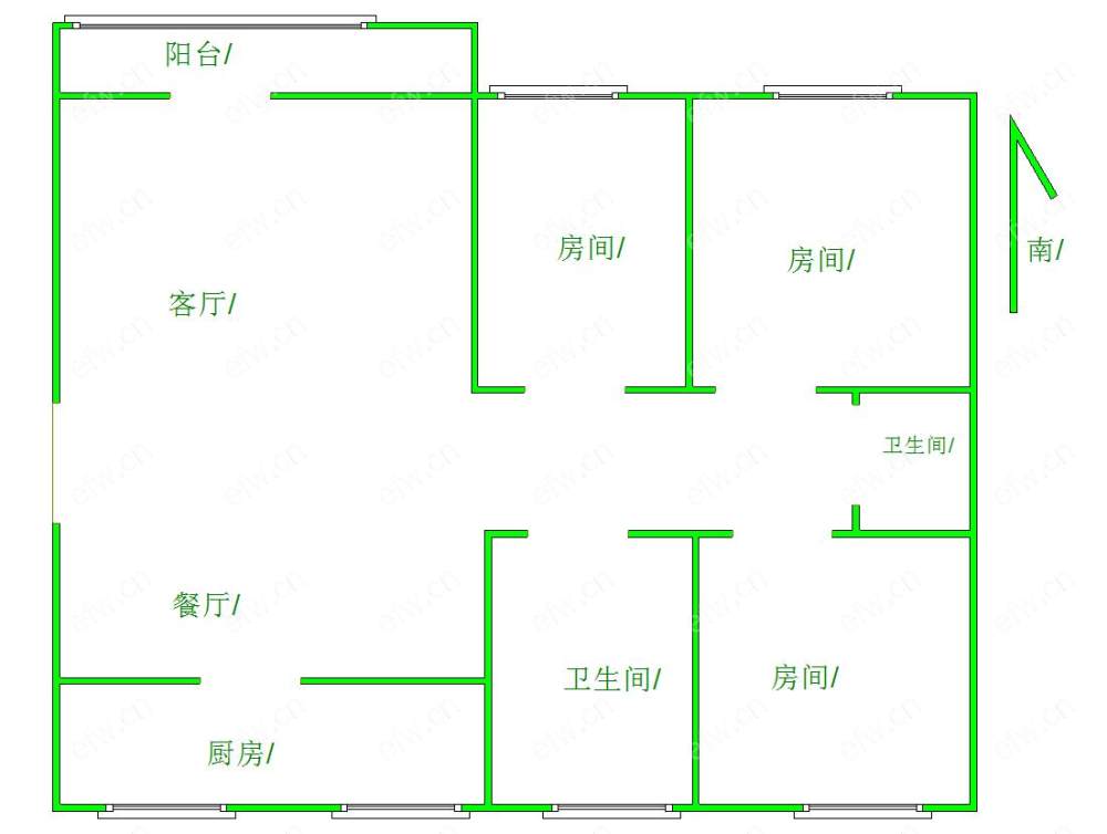 益都苑电梯中楼层出售