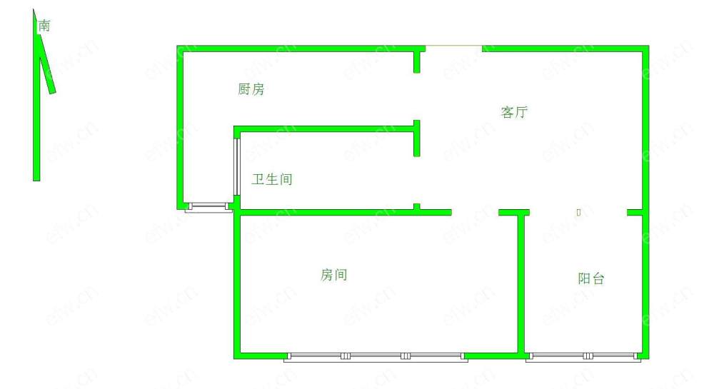 蓉湖壹号(惠山雅苑) 1室1厅