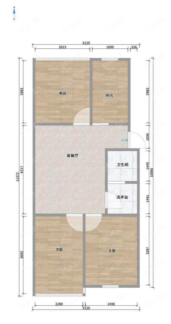 惠畅里 3房 全明户型 另送家电