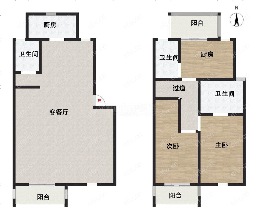 银河湾紫苑(华光堰桥项目) 4房 全明户型 另送家电