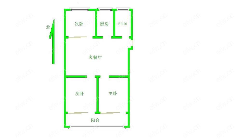 西园里    简装3室1厅