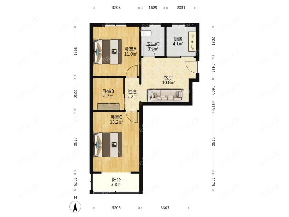 芦庄六区 全新自住装修 业主诚意出售