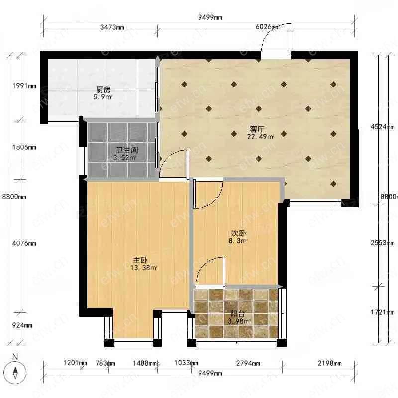 长馨家园自住装修两房，土地出让金已交