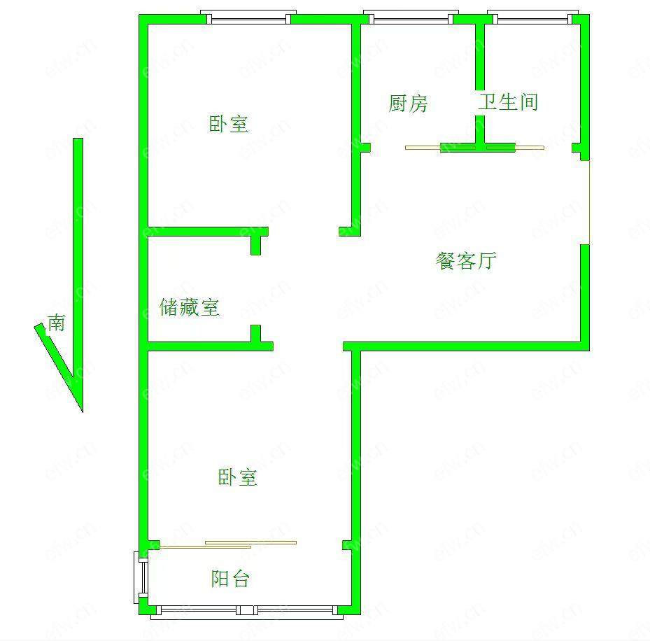 民丰里 2室1厅精装