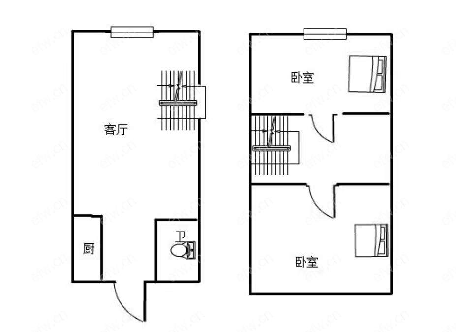 精装复式2房