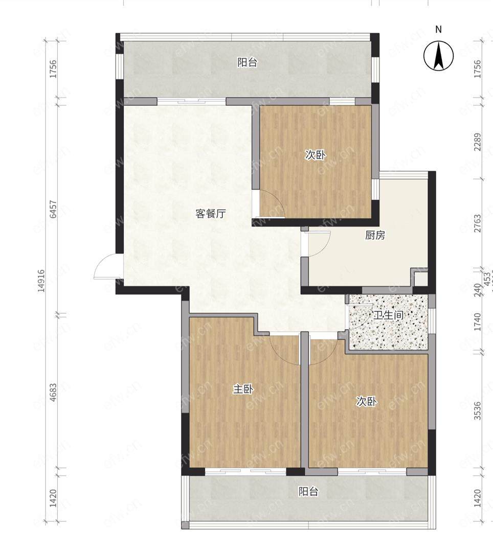 凤翔馨城婚装3室2厅诚心出售