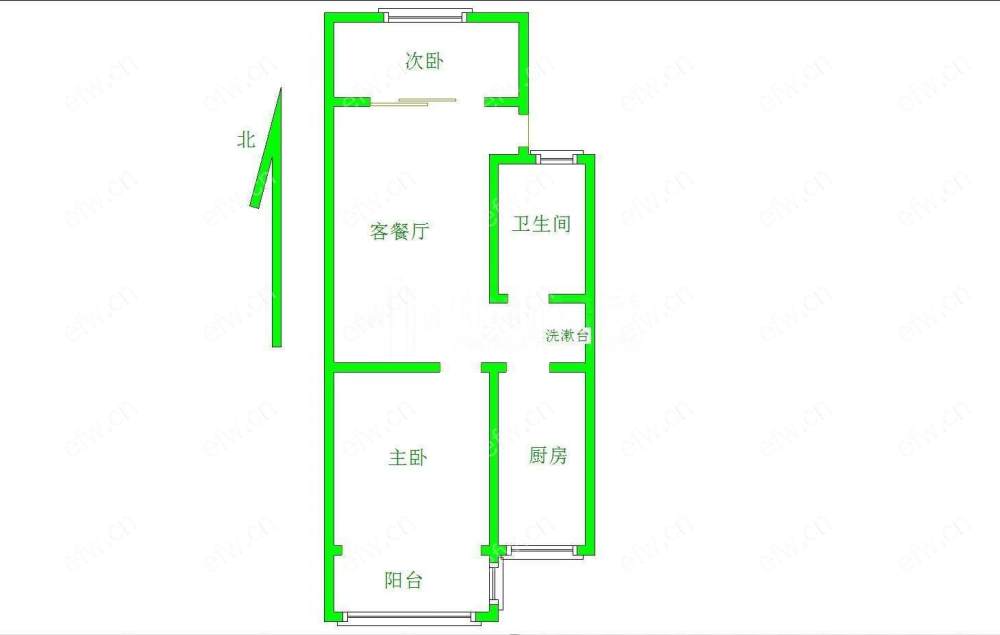 西园里    简装2室1厅