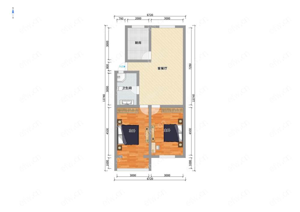 住友家园（住友苑） 2室2厅