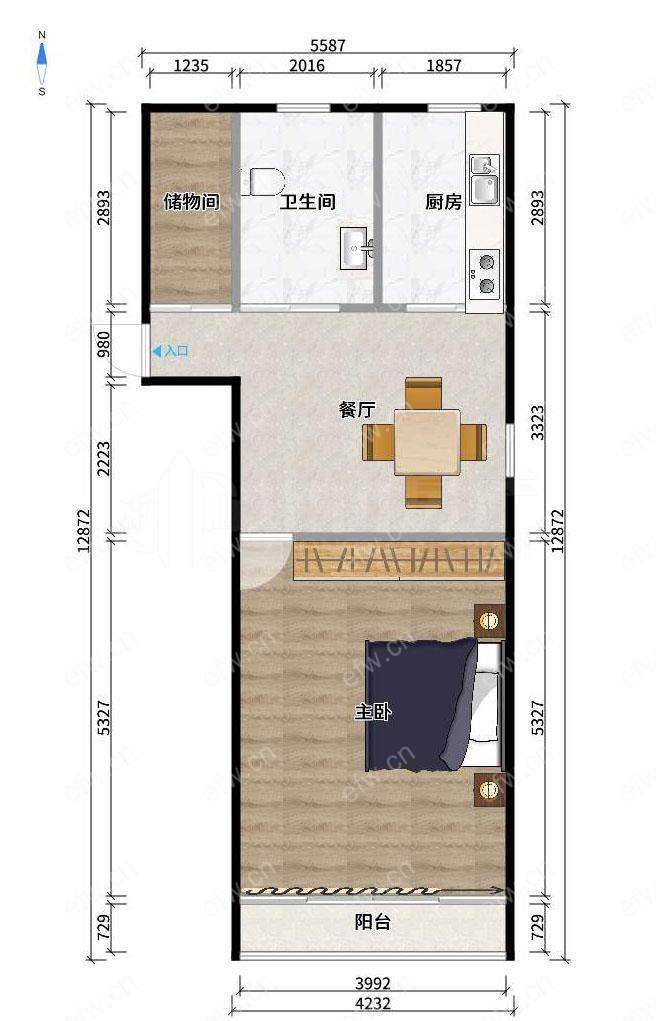 风雷新村 简装单间 中间楼层 满五年 诚心卖 出门方便