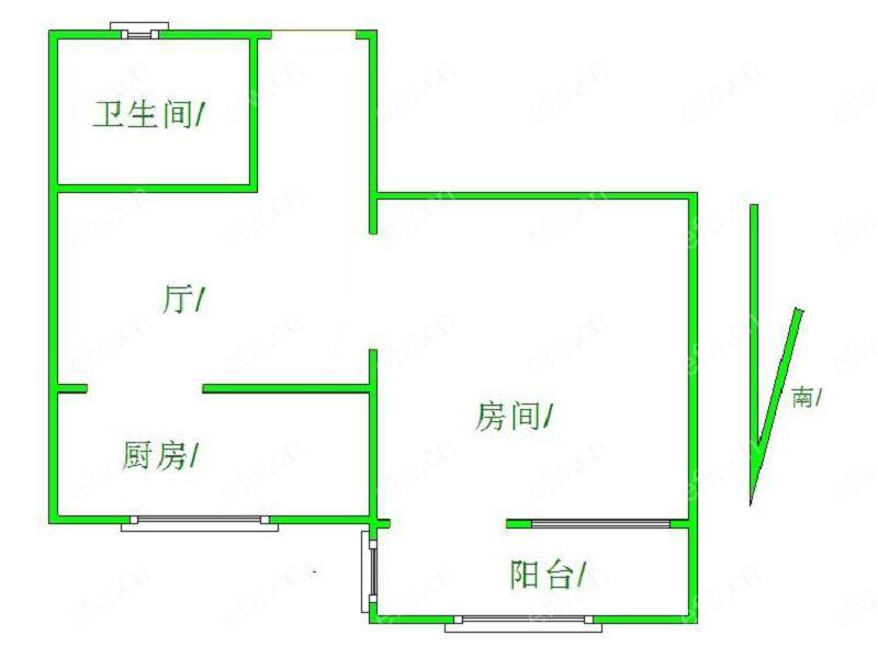 近刘潭地铁  待拆迁房 低层  刘潭三村 1室1厅000 业主置换 诚心卖