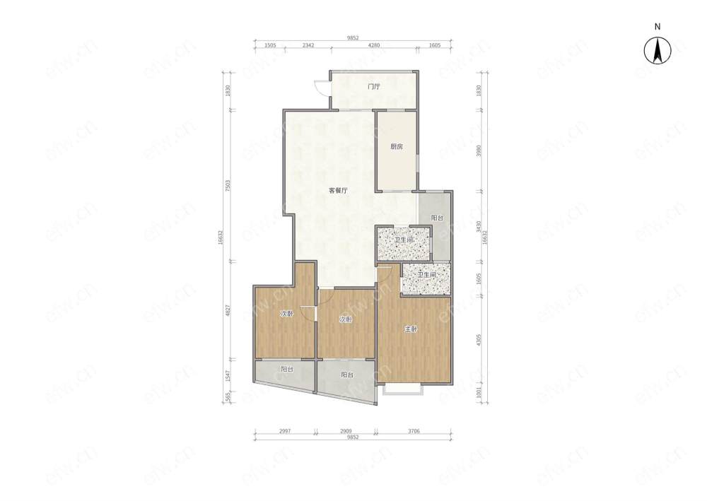 看价格 看位置 高档社区 锡师书包房 精装三卧室朝阳
