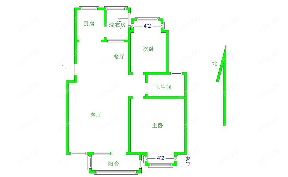 金色江南一期(天景花园) 1室0厅