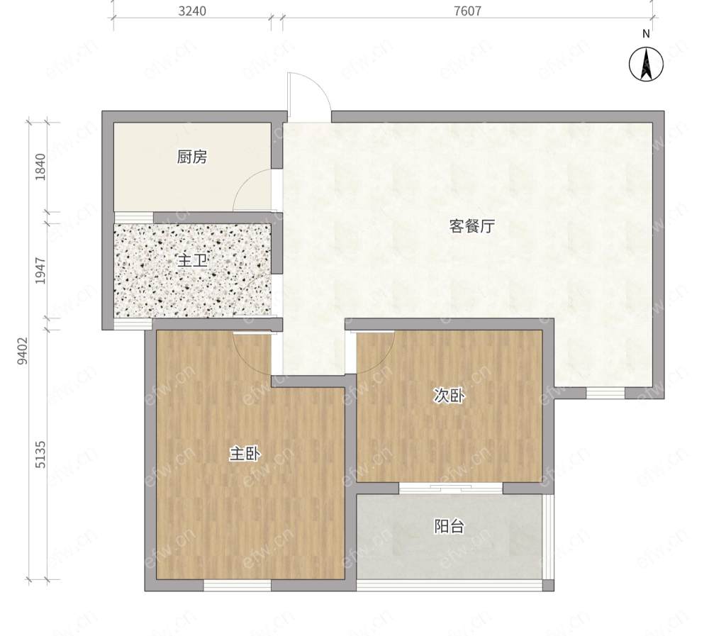 世茂首府（天域景园） 2室2厅