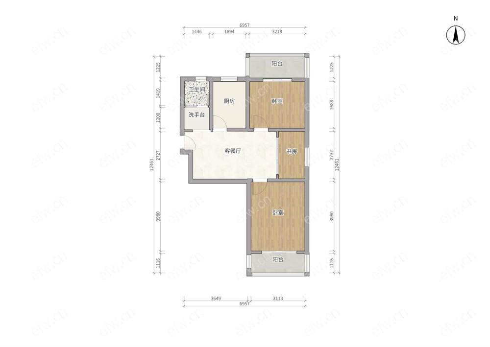 五爱路地铁口茂新里精装3房