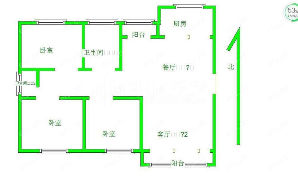 长安祥育苑精装修大三房