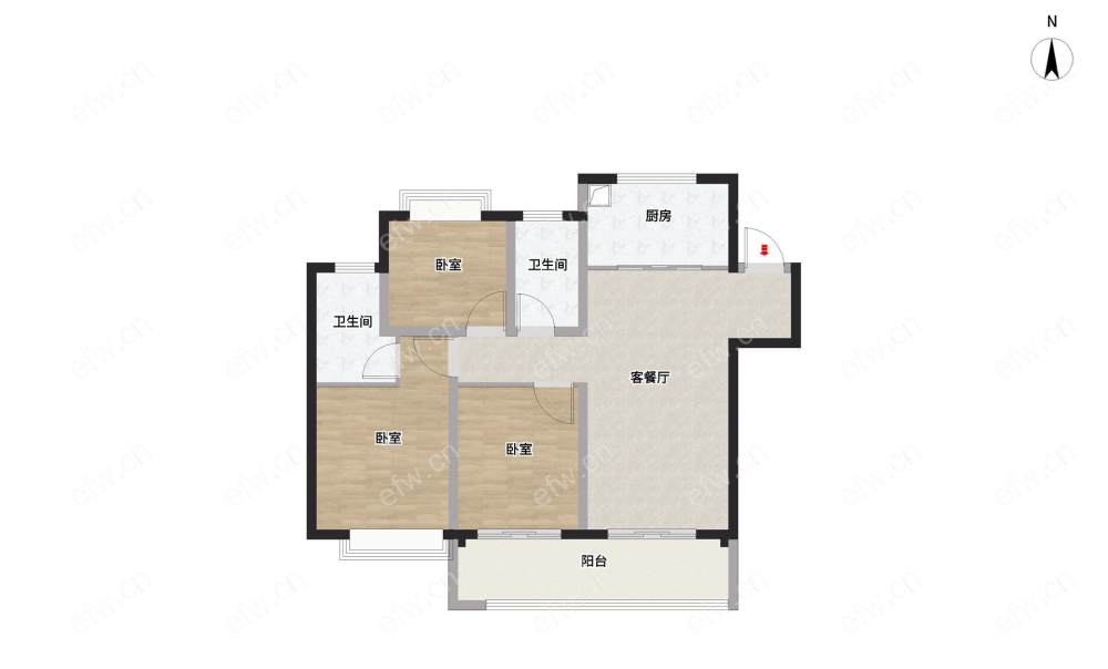 次新小区 双阳台 融创物业 硬装交付  人车分流