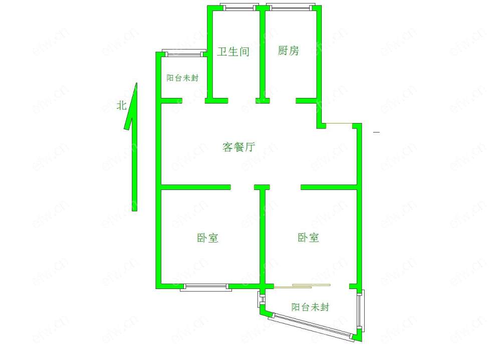 湖滨南苑 精装两房设施齐