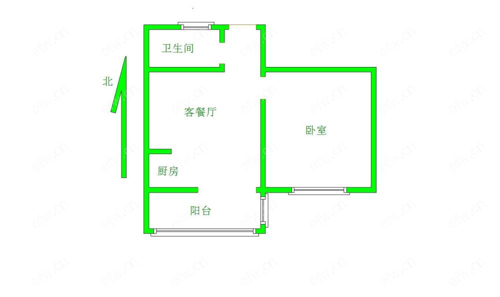 桃园新村 1室1厅1