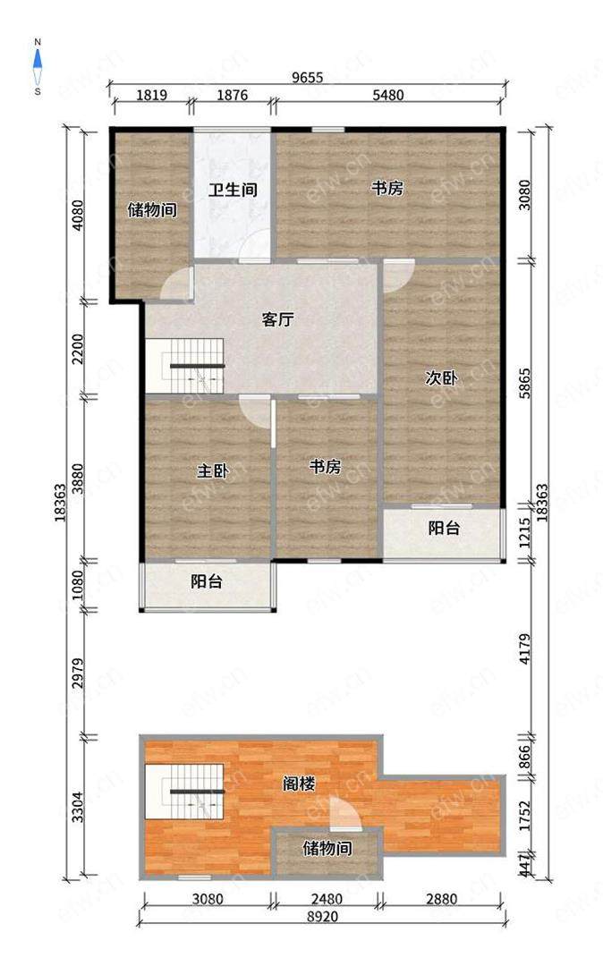 惠泉花园 5室2厅