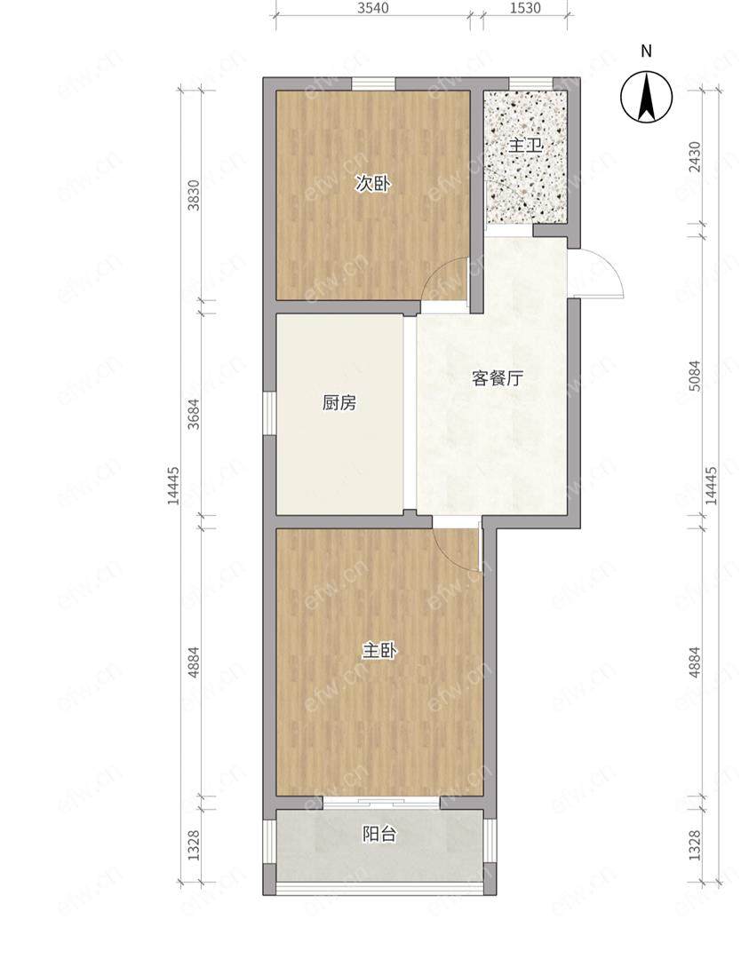 庄前新村（1-48号） 2室1厅