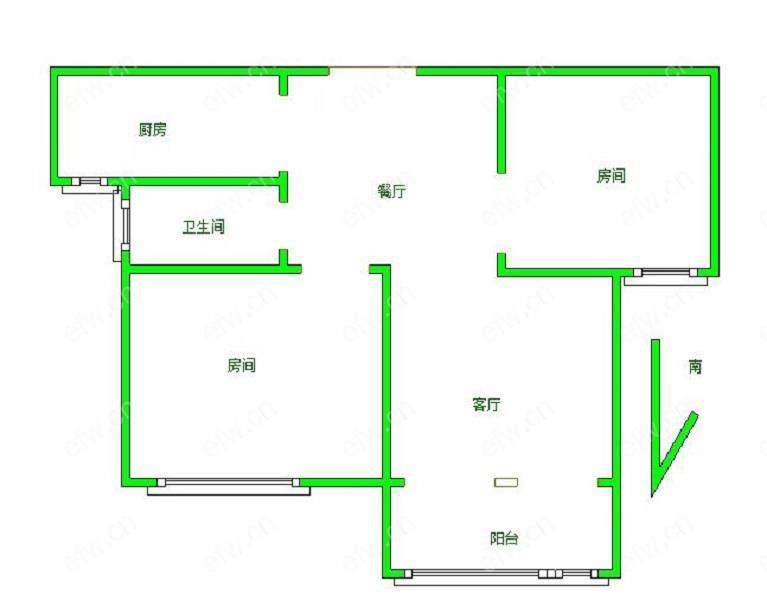 五河苑 2房 全明户型 另送家电