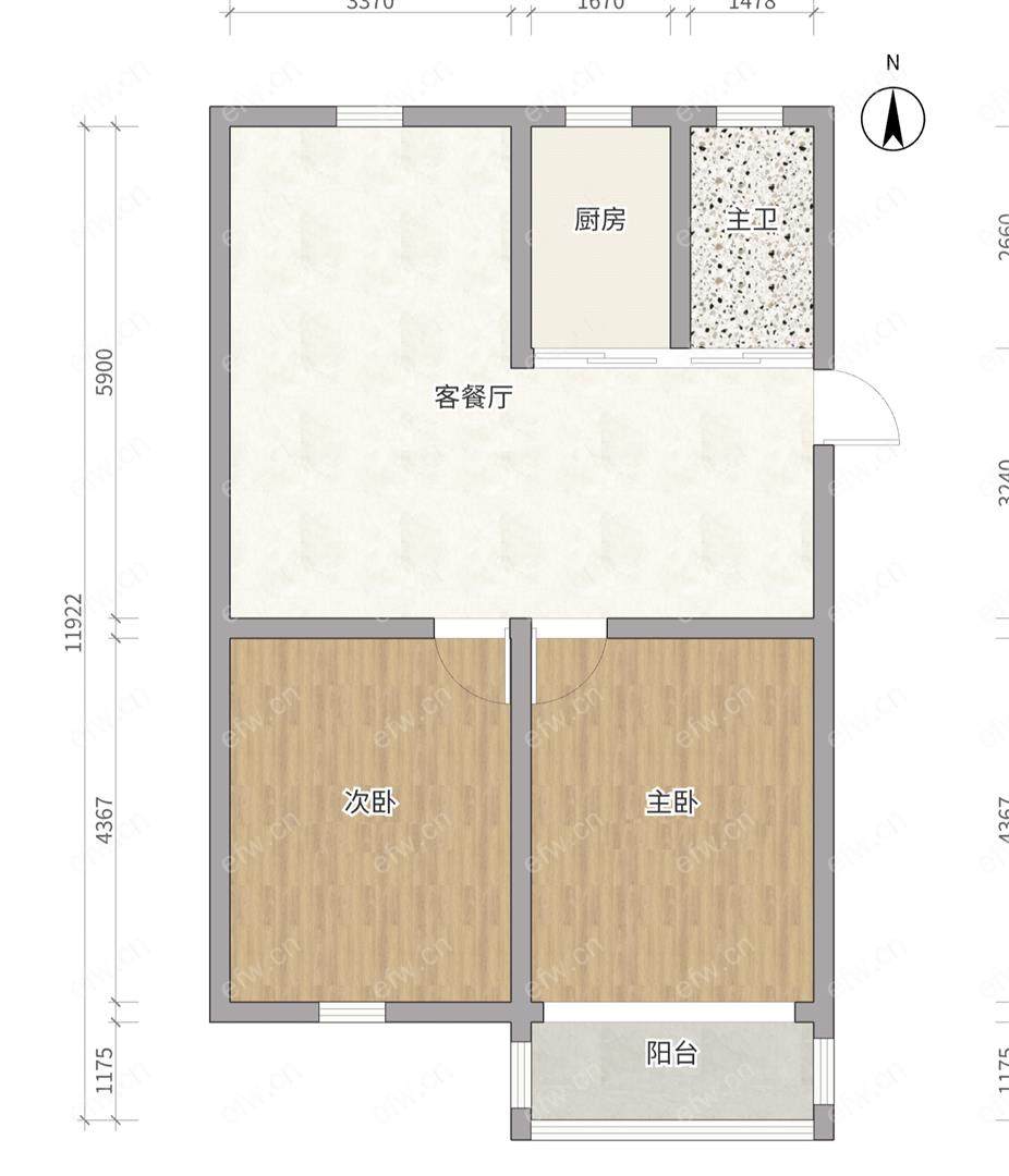 堵巷 2室2厅，急售