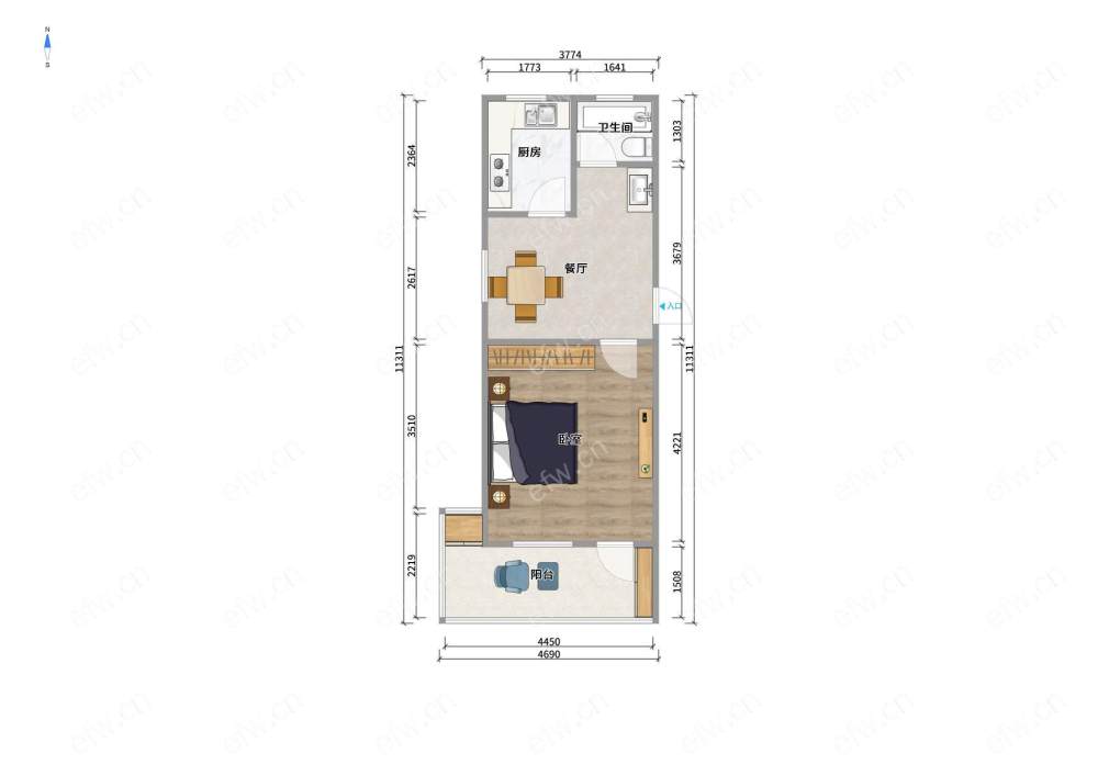 village位置好，环境优雅，area平米精装room房