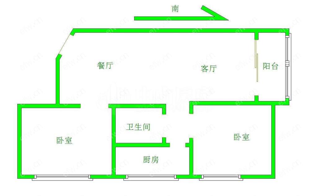 水车湾精装2室  随时看房 拎包入住