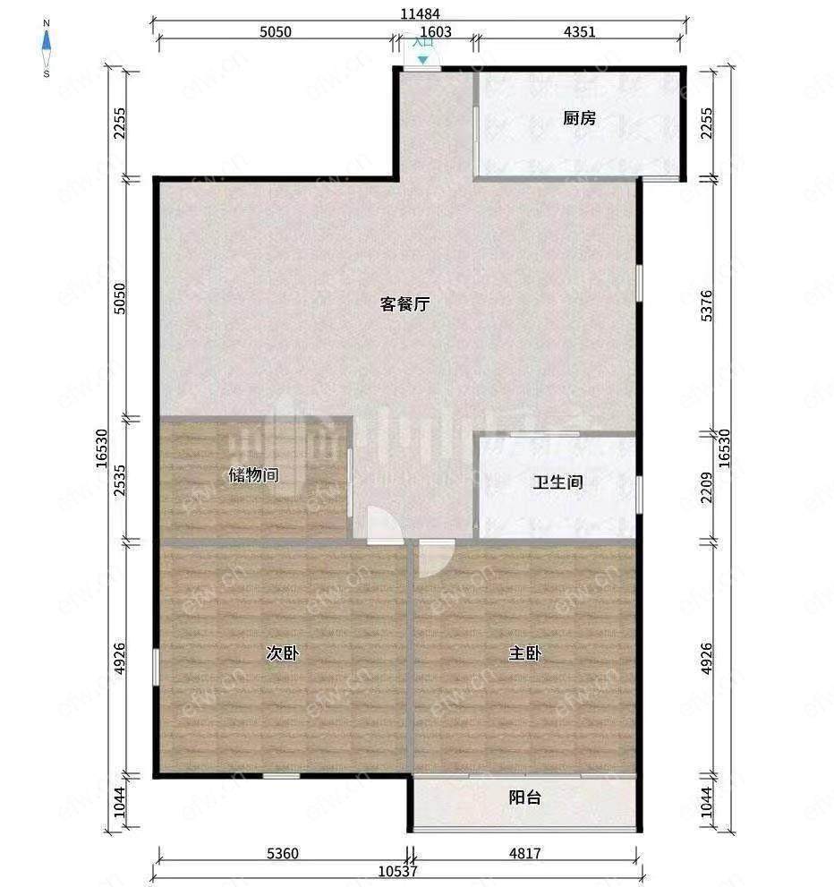 锦树里 3室1厅，新装，未住人