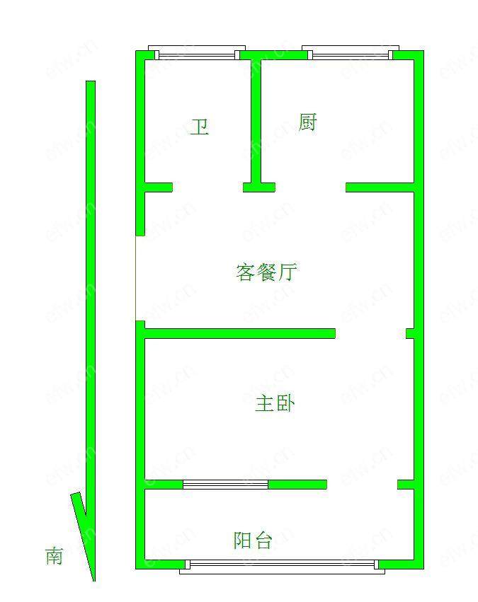 西直街 难得一见的小户型,总价低,朝向好！