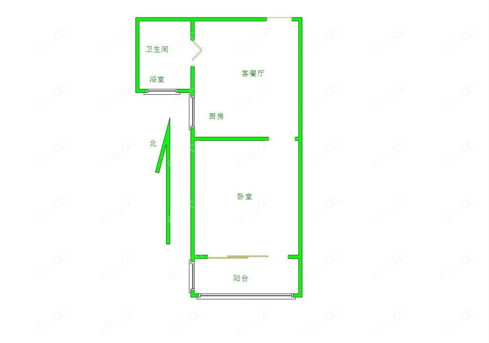 环湖苑   1室1厅1卫
