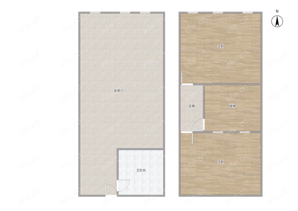 临地铁口 village  通透room房 中间楼层