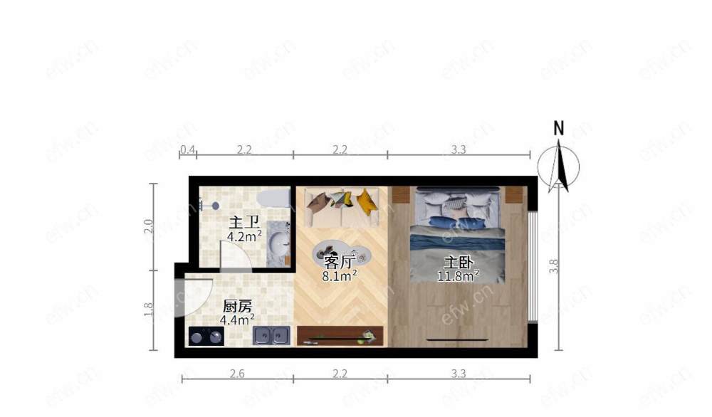 明发广场，复式出售