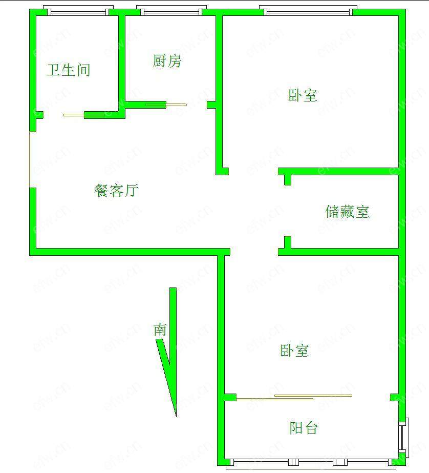 刘潭三村 2室1厅！！！