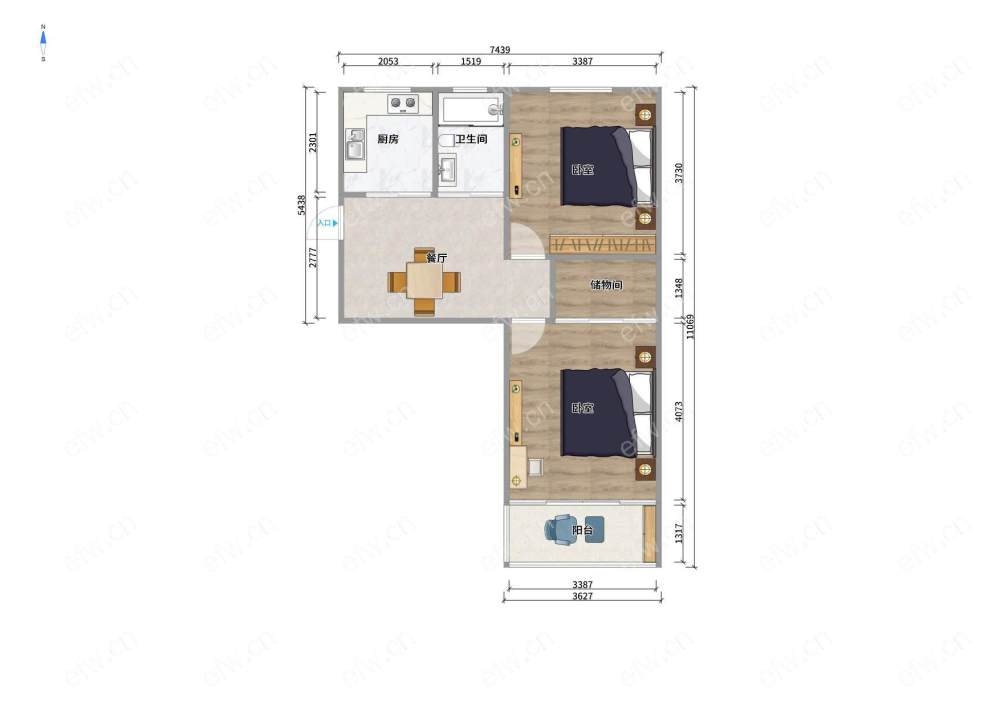 room房豪装拎包即住,village尽享优雅品质,多重阳台+飘窗
