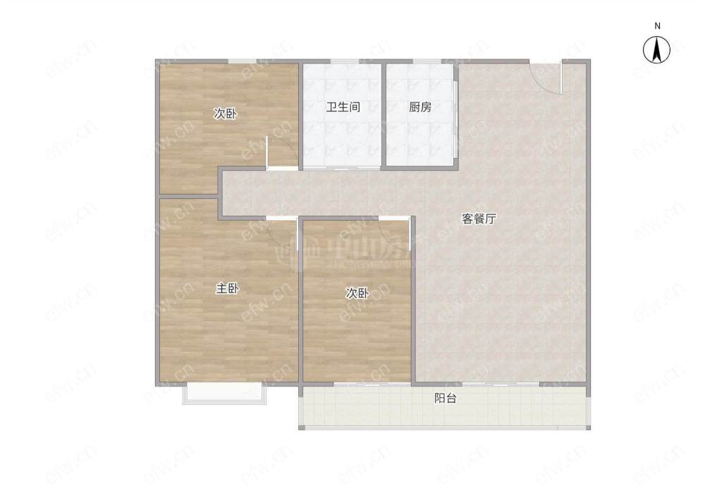 世茂璀璨泱上 3室2厅     为了看房