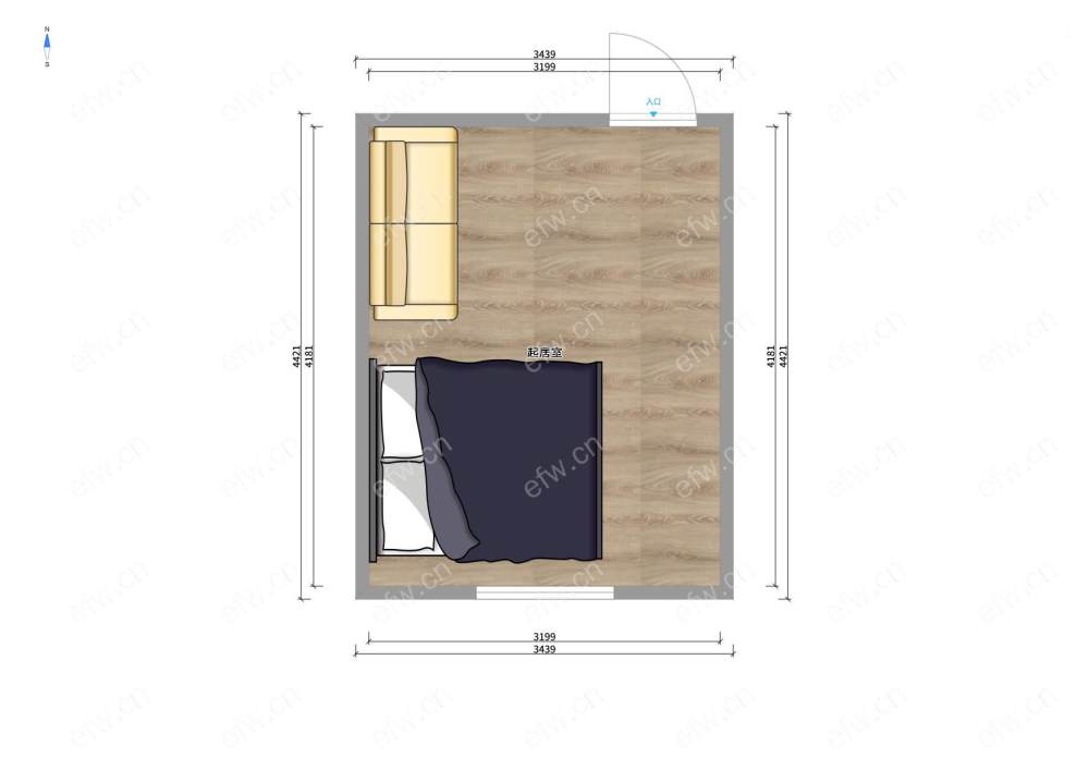 建设新村 积余本校可用 精装一室诚售