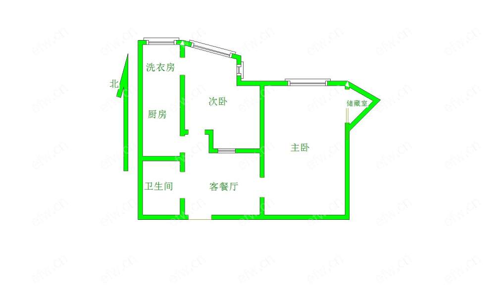 富安华庭 2室2厅 看房方便