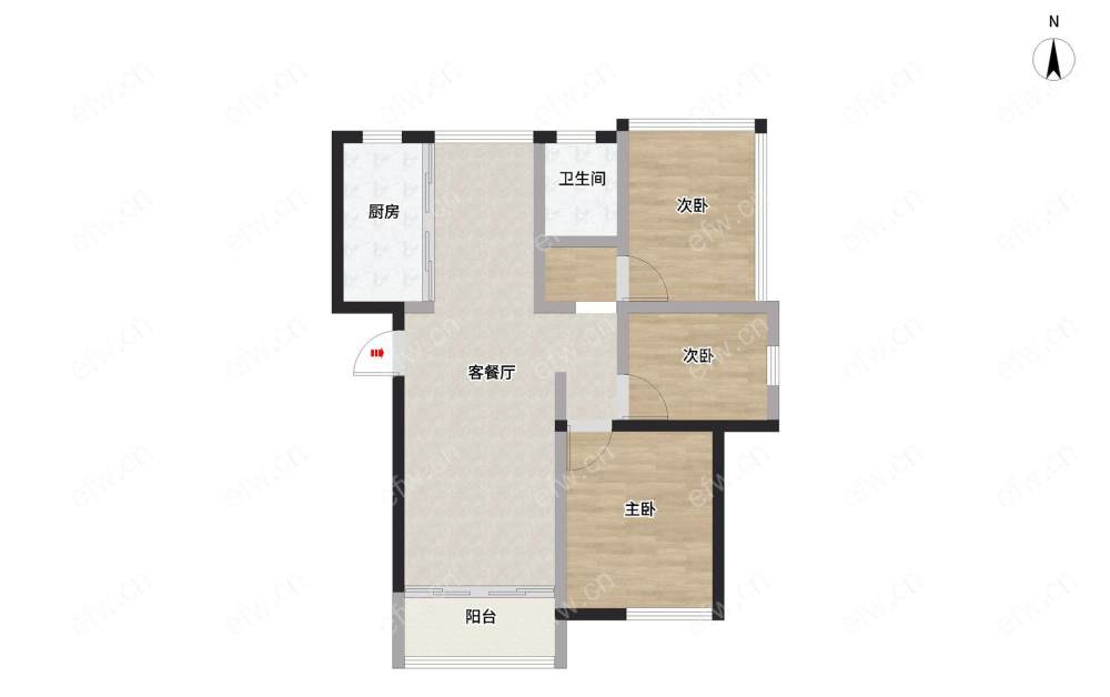 绿地世纪城四期(200-230） 3室2厅