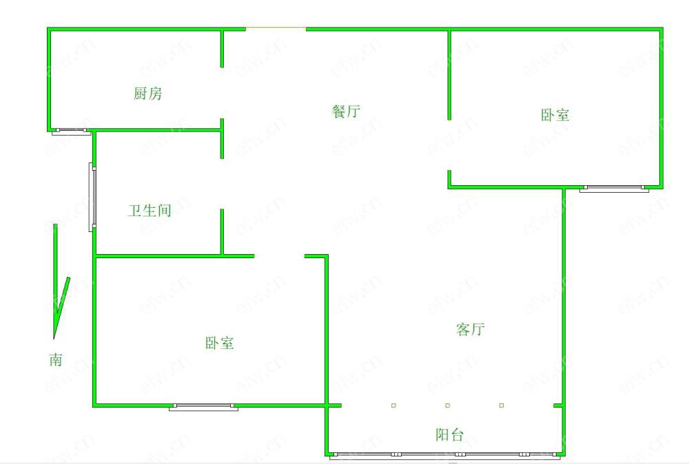 华夏泉绅(永利花苑) 2室2厅