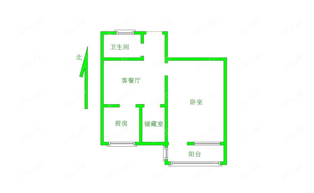 西园里 1室1厅 整套出租