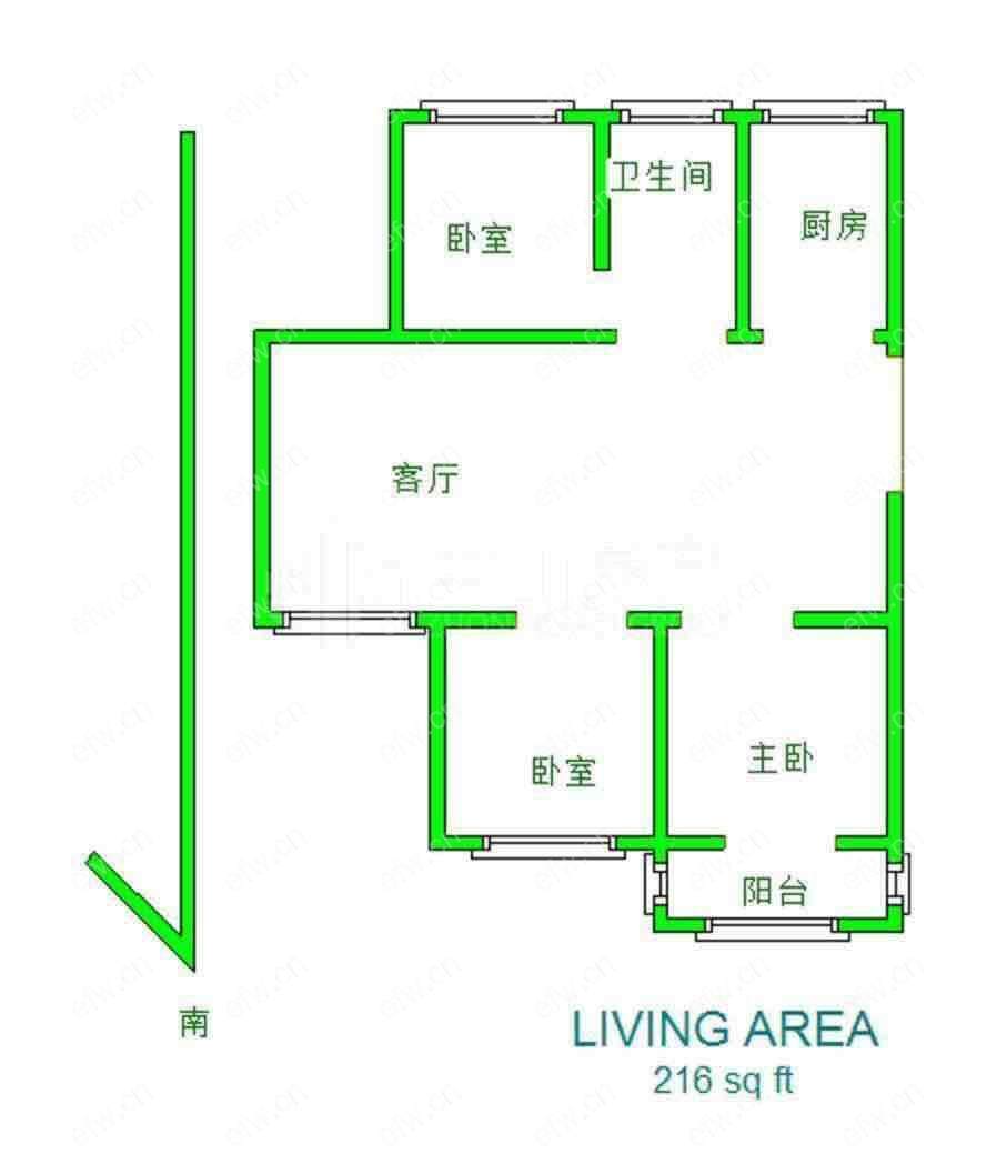 长宁苑   3室2厅